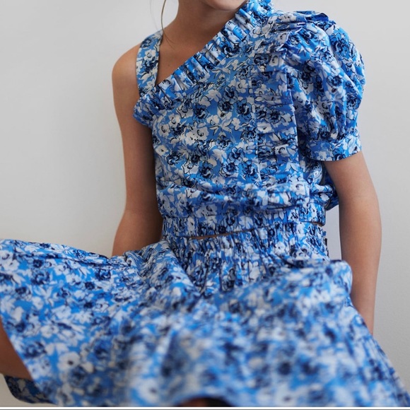 Zara Other - Zara Girls Ruched Floral Skirt